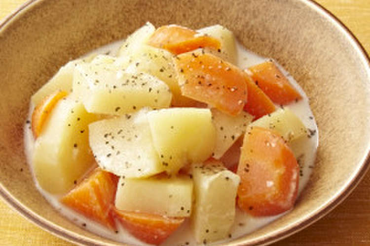 じゃがいもとにんじんのミルク煮 レシピ 作り方 By サントリー金麦 クックパッド 簡単おいしいみんなのレシピが354万品