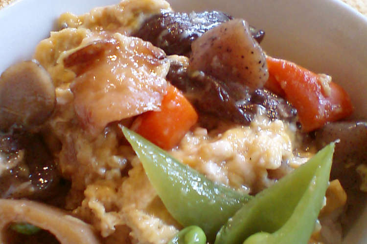 リメイク 筑前煮親子丼 レシピ 作り方 By なおなお１０２２ クックパッド 簡単おいしいみんなのレシピが352万品