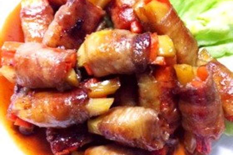簡単 甘辛 じゃがいもとにんじんの肉巻き レシピ 作り方 By ちゃ様 クックパッド 簡単おいしいみんなのレシピが375万品