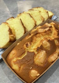 HMで生クリームパウンドケーキ