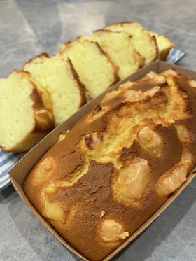 HMで生クリームパウンドケーキ