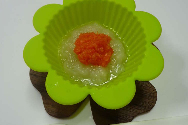 離乳食 初期 茹でかぶとにんじん レシピ 作り方 By ながこま クックパッド 簡単おいしいみんなのレシピが360万品