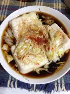 チンで湯豆腐の画像