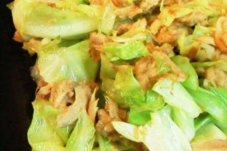 ツナとキャベツの醤油炒め レシピ 作り方 By Toayuna クックパッド 簡単おいしいみんなのレシピが359万品