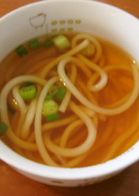 甘めのうどんスープ