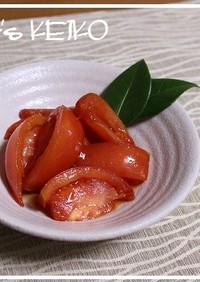 【農家のレシピ】トマトの酢醤油漬け