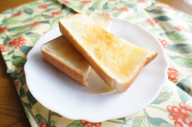甘さすっきり☆はちみつレモントーストの写真