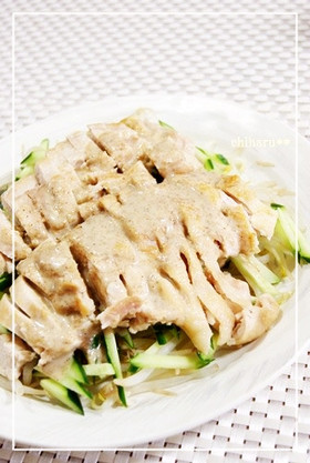 レンジで簡単美味☆柔らか鶏むね肉の棒棒鶏