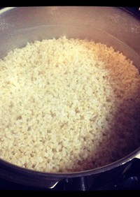 圧力鍋で炊く玄米ごはん