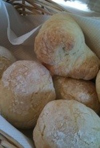 簡単！発酵なしのもちもちパン！