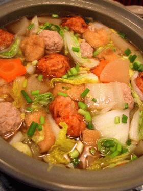 あたしんちの♪肉だんご鍋