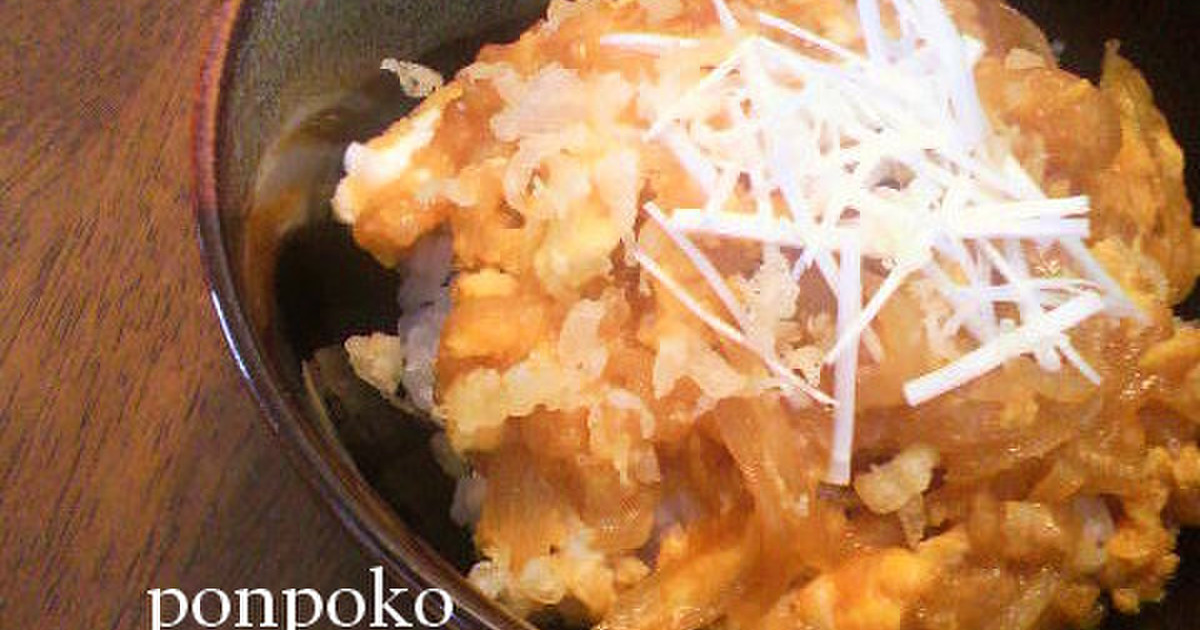 簡単！1人ランチにたぬき丼 by ふうり＊ 【クックパッド】 簡単おいしいみんなのレシピが369万品