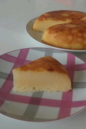スライスチーズ&HMで炊飯器チーズケーキ
