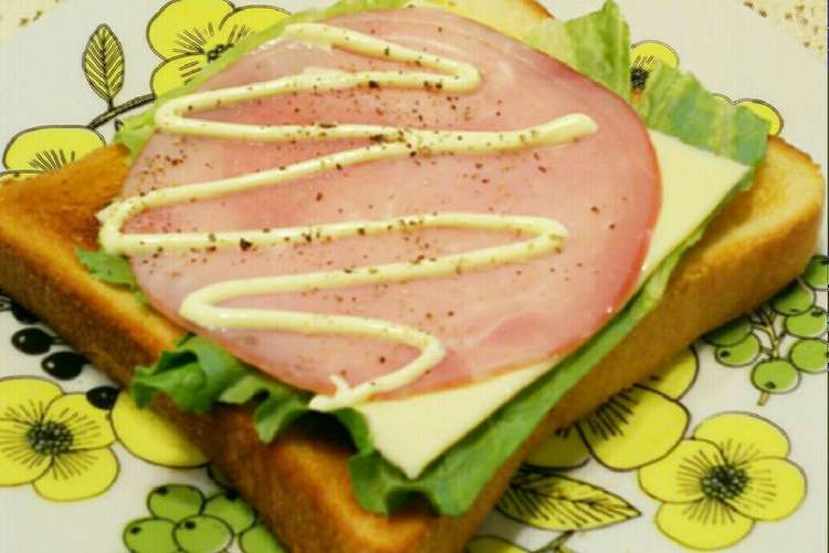 サンドイッチ風 ハムチーズレタストースト レシピ 作り方 By 陽翔mam クックパッド 簡単おいしいみんなのレシピが376万品