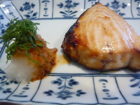 にんにく醤油浸け~カジキマグロの照り焼き