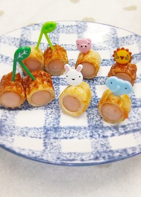 ❤ウィンナーちくわのコロコロてりやき❤
