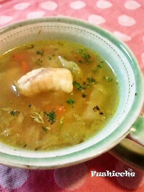 極上☆白身魚のスープ