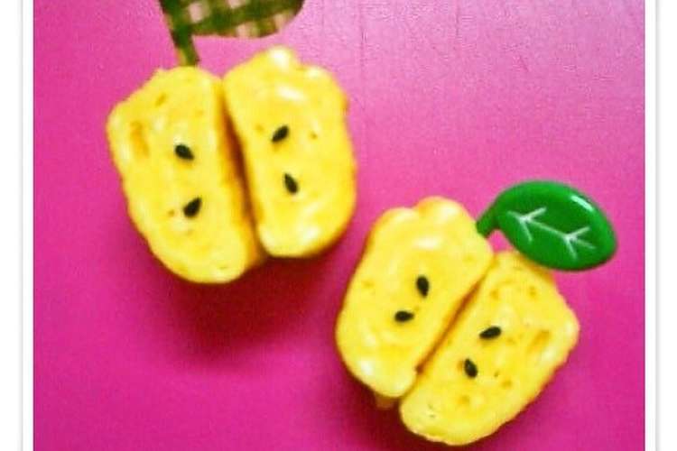キャラ弁 簡単 卵焼きdeりんご レシピ 作り方 By ラビママ クックパッド 簡単おいしいみんなのレシピが367万品