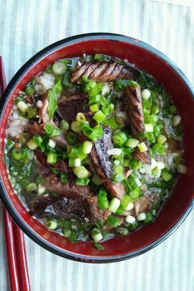 鰹の漬け丼茶漬け