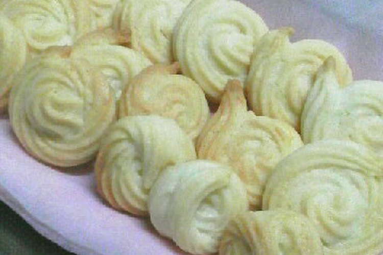 卵白1個とサラダ油で簡単絞り出しクッキー レシピ 作り方 By 奈央ぽん クックパッド 簡単おいしいみんなのレシピが360万品