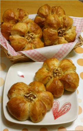 HB使用♡ちょっとリッチな胡桃パン