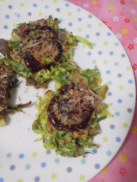 堅いキャベツ救済!HMでミニお好み焼き