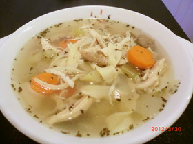 メキシカンチキンヌードルスープのレシピ