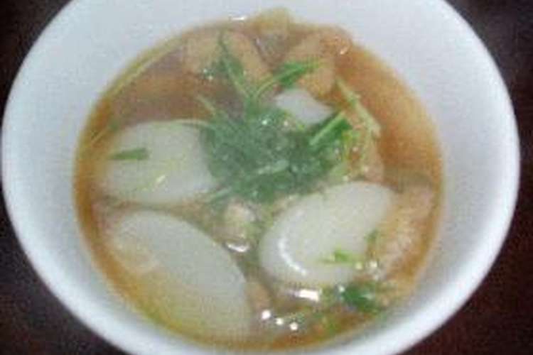 トック 韓国のお餅 で日本のお雑煮風 レシピ 作り方 By ちきぞう クックパッド 簡単おいしいみんなのレシピが361万品