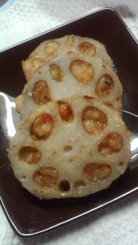れんこんとえびのはさみ揚げ