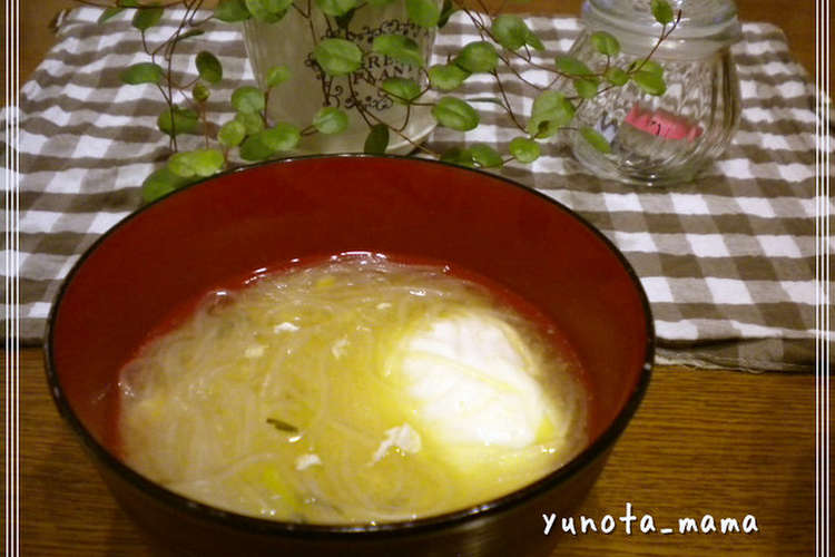 落とし卵のお味噌汁 レシピ 作り方 By ゆのたママ クックパッド 簡単おいしいみんなのレシピが356万品
