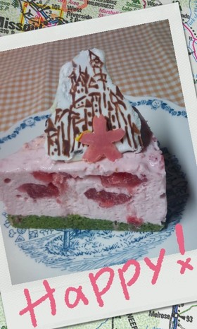 簡単!ゼリエースで苺レアチーズケーキ