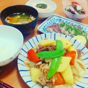 ほんのり甘い家庭の味付け 肉じゃがの写真