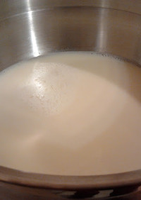 自家製豆乳のレシピ（押し麦＆お米入り）