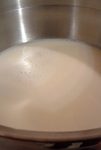 自家製豆乳のレシピ（押し麦＆お米入り）