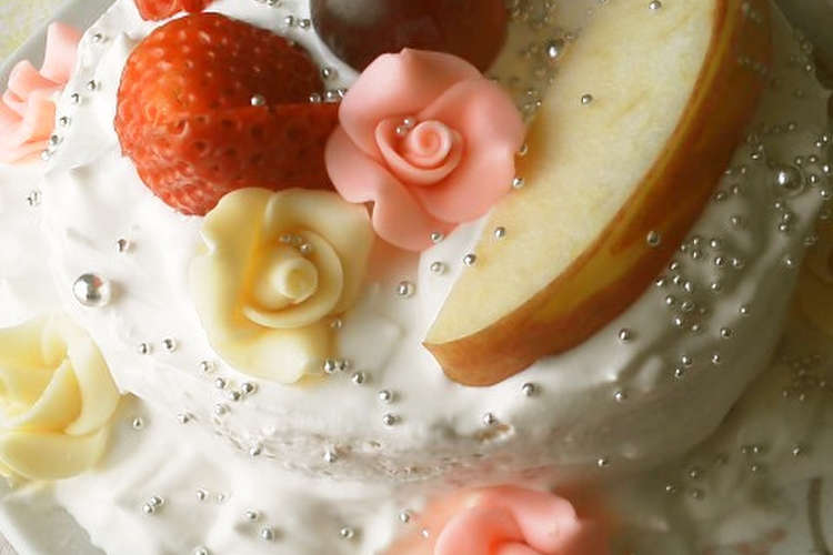 材料これだけ ふんわり優しい苺のケーキ レシピ 作り方 By ホトちゃんママ クックパッド