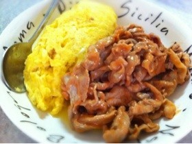 簡単早い豚コマケチャマヨ♡お弁当や朝食にの画像
