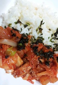 韓国風いか丼（韓名→オジンオトッパプ）