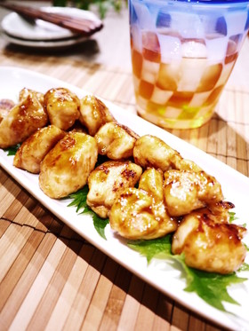 ✿塩麹でやわらかササミの照り焼き✿