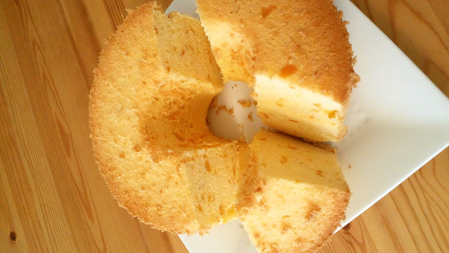 ママレードシフォンケーキの画像