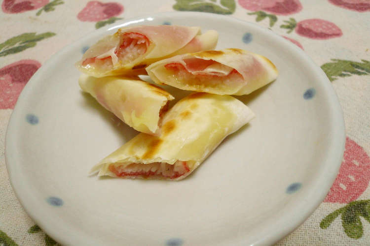 お弁当に 餃子の皮でかにかまチーズ レシピ 作り方 By Kassi クックパッド 簡単おいしいみんなのレシピが360万品