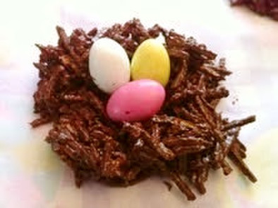 「イースター」チョコレートネストの写真