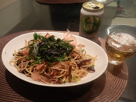 山菜パスタ