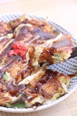 キャベツなし?!もやしと葱のお好み焼き