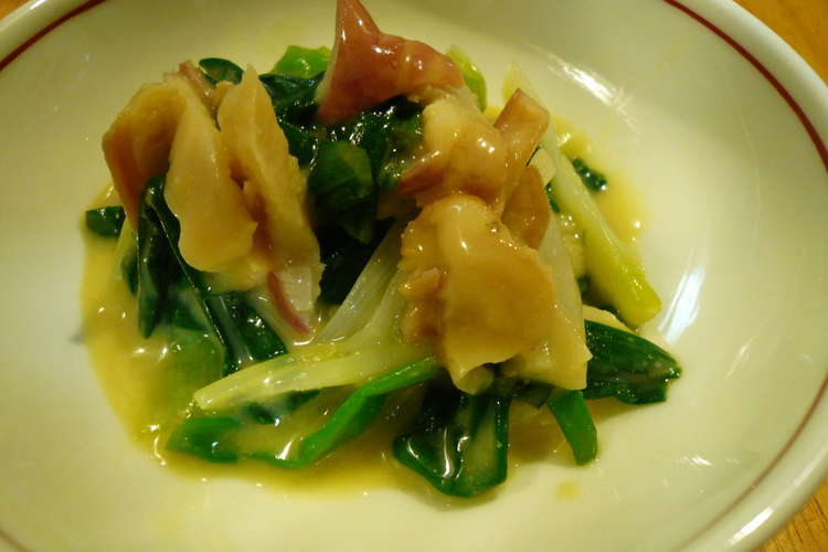 ホッキ貝とワケギのぬた 辛子酢みそ和え レシピ 作り方 By Fufufunoko クックパッド 簡単おいしいみんなのレシピが353万品