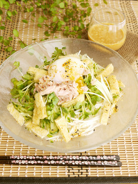 ピリ辛☆ゴマダレのサラダそうめん