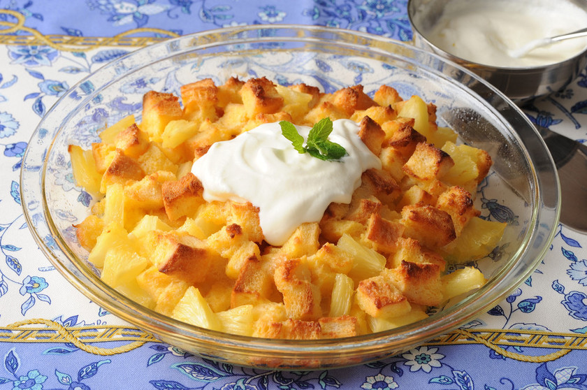 パイナップルキャセロールデザート by ねむねむごりちゃん 【クックパッド】 簡単おいしいみんなのレシピが355万品