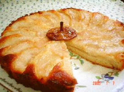 洋梨のアーモンドケーキ♪タルト風の写真