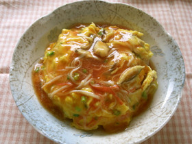 フライパンひとつで!お手抜き天津飯