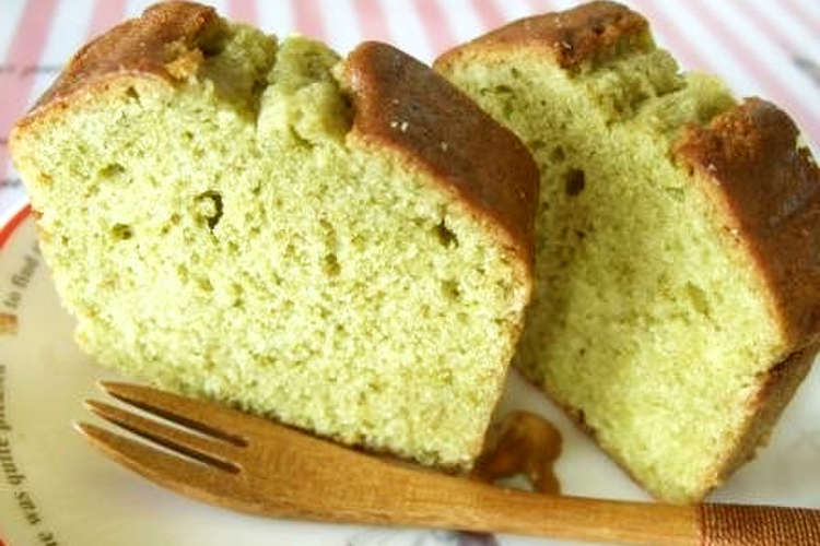 ふんわり しっとり緑茶パウンドケーキ レシピ 作り方 By がんちゃんのお家 クックパッド 簡単おいしいみんなのレシピが355万品