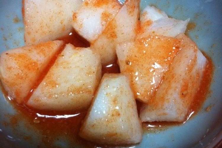 梨のおかず キムチ和え レシピ 作り方 By 村上裕子 クックパッド 簡単おいしいみんなのレシピが359万品